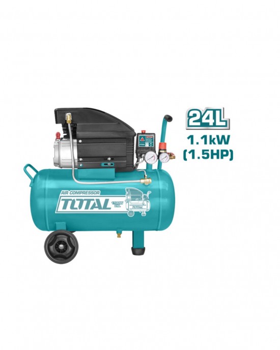 TOTAL TC202461E Oil Air Compressor 24Lit