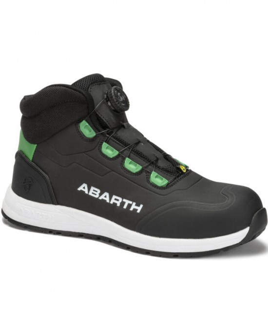 ABARTH SCORPION ALTO SAFETY SHOE WITH PROTECTION BLACK