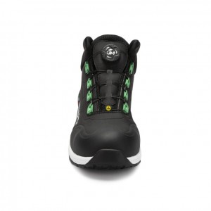ABARTH SCORPION ALTO SAFETY SHOE WITH PROTECTION BLACK