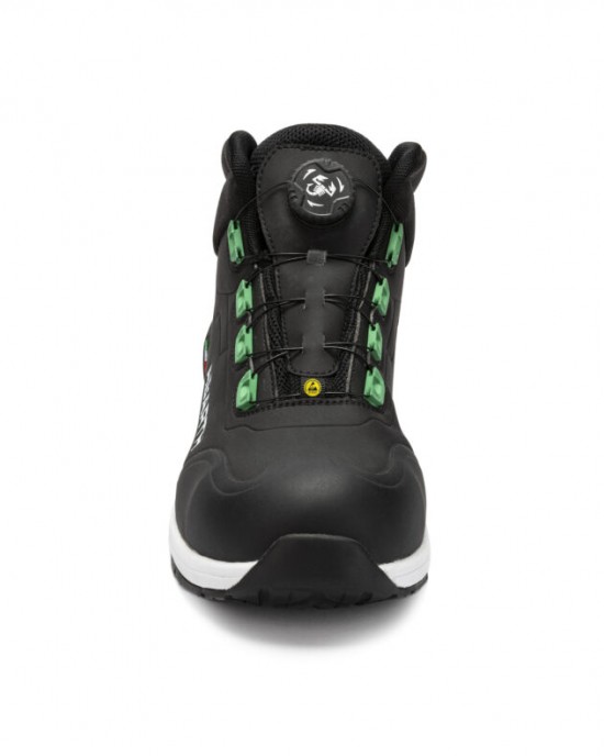 ABARTH SCORPION ALTO SAFETY SHOE WITH PROTECTION BLACK