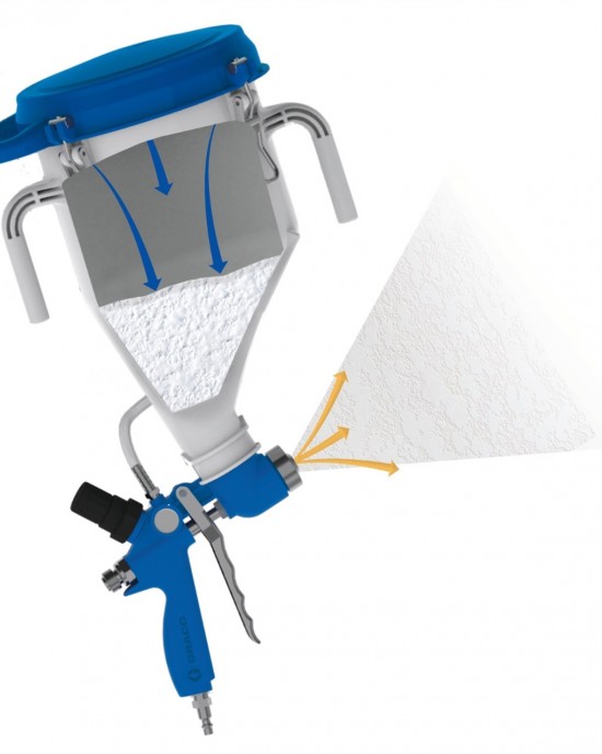 GRACO FASTFINISH HOPPER GUN ΥΠΟ-ΠΙΕΣΗΣ 5.5 ΛΙΤΡΩΝ 