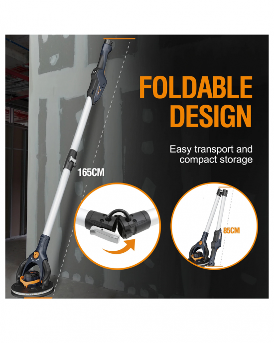 MaxXT MBLS400F Random Orbital Drywall Sander 400W Brushless / LED