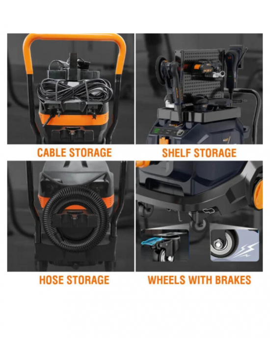MaxXT Wet and Dry Dust Extraction Vacuum Cleaner (1400W)