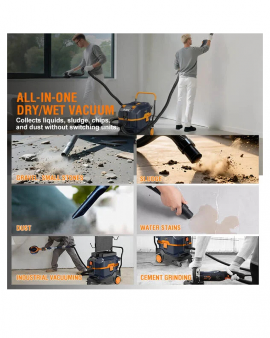 MaxXT Wet and Dry Dust Extraction Vacuum Cleaner (1400W)
