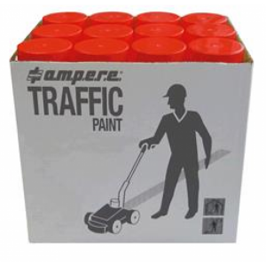 Ampere Spray Διαγράμμισης Κόκκινο 12 τμχ x 650 ml