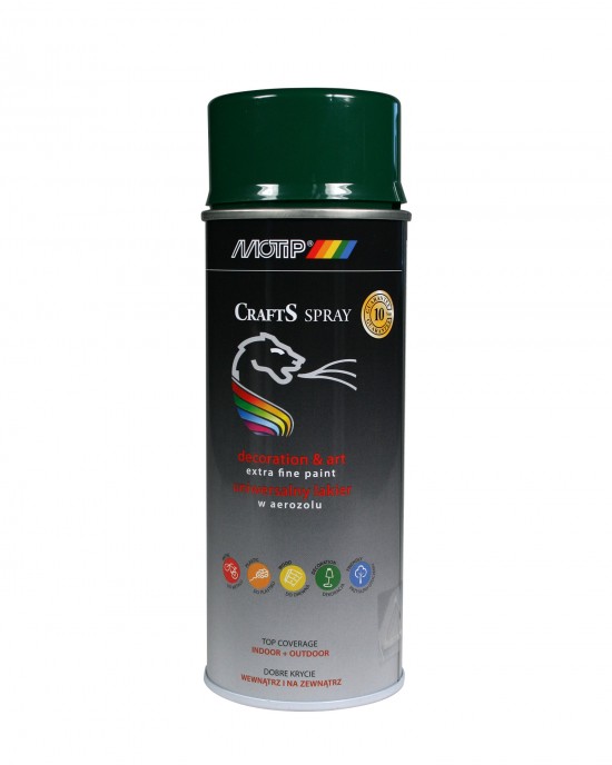 Motip Dupli Σπρέι Βαφής Ακρυλικό Crafts Leaf Green 400ml RAL 6002 SPRAY ΒΑΦΗΣ