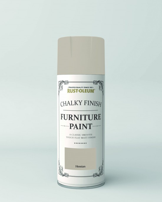 Rust-Oleum Chalky Finish Furniture Paint Spray Hessian 400ml PAINT SPRAY 