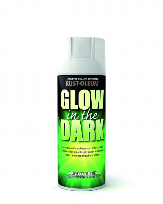 Rust-Oleum Glow in the Dark Green Paint Spray 400ml PAINT SPRAY 