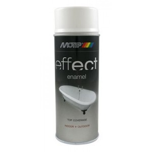 Motip Dupli Deco Effect Enamel Lacquer White Paint Spray with Glossy Effect 400ml