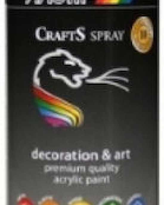 Motip Dupli Crafts Ακρυλικό Σπρέι Βαφής Καφέ με Γυαλιστερό Εφέ 400ml RAL 8017 SPRAY ΒΑΦΗΣ