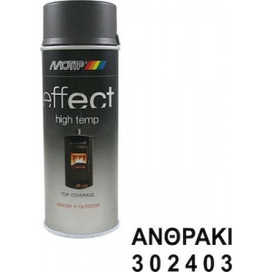 Motip Dupli Deco Effect Heat Resistant Lacquer High Temperature Gray Paint Spray 400ml 