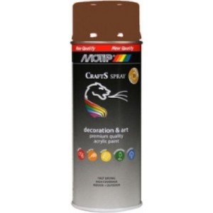 Motip Dupli Σπρέι Βαφής Ακρυλικό Crafts Nut Brown 400ml RAL 8011