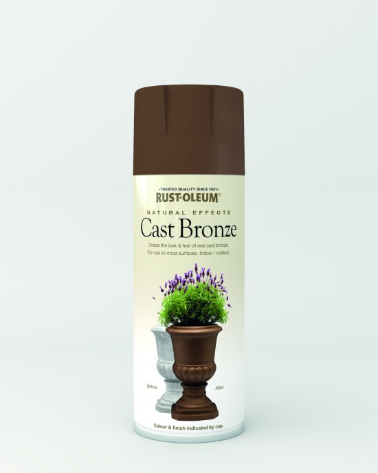 Rust-Oleum Natural Effects Bronze Paint Spray with Matte Effect 400ml PAINT SPRAY 