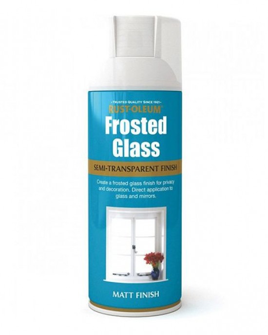 Rust-Oleum Frosted Glass Transparent Spray 400ml PAINT SPRAY 