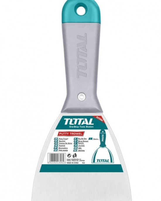 TOTAL ΣΠΑΤΟΥΛΑ 100mm CARBON STEEL (THT8310016) ΕΡΓΑΛΕΙΑ ΧΕΙΡΟΣ 