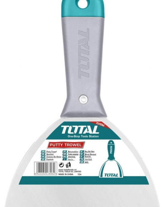 TOTAL ΣΠΑΤΟΥΛΑ 125mm CARBON STEEL (THT8312516) ΕΡΓΑΛΕΙΑ ΧΕΙΡΟΣ 
