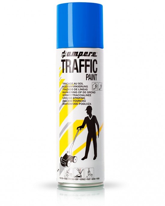 Ampere System Spray Διαγράμμισης Μπλε 650 ml Spray Διαγράμμισης