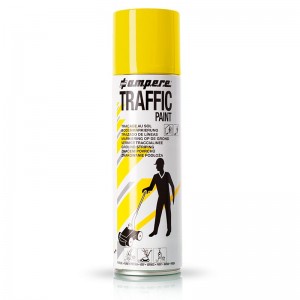 Ampere System Traffic Line Marker Paint Yellow 650 ml