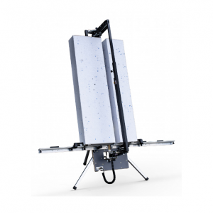 FOLDABLE HOT WIRE CUTTING TABLE - For styrofoam panel, especially for E.T.I.C.S. applications 