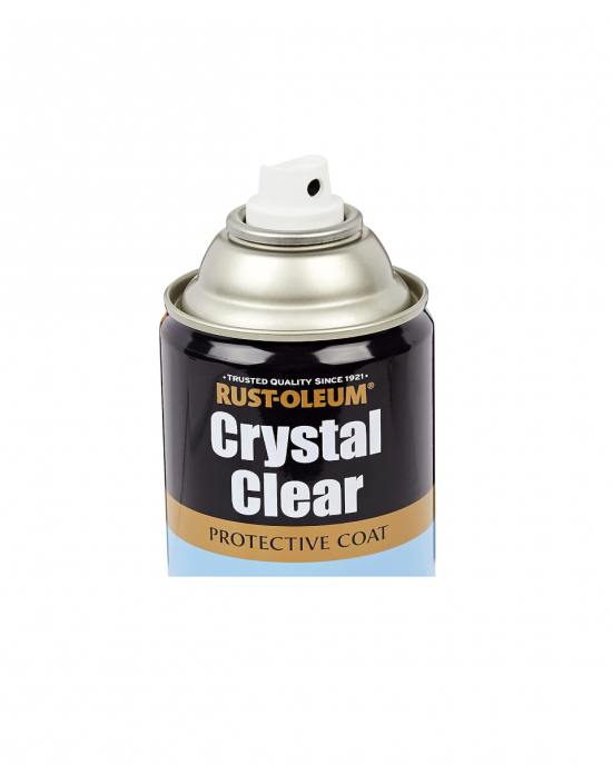 Rust-Oleum Crystal Clear Gloss Lacquer Spray paint, 400ml